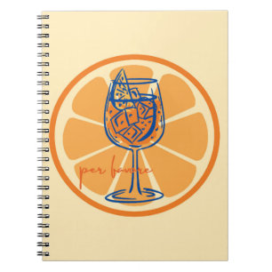  Aperol Per Favore Notebook