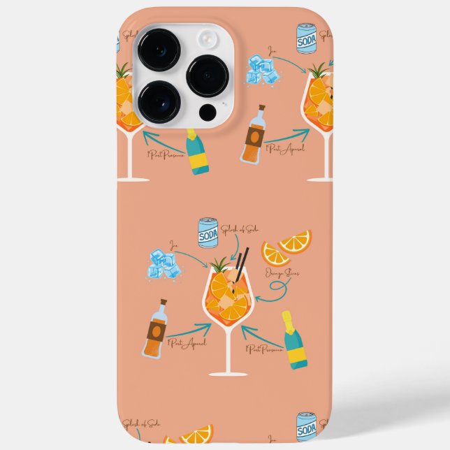  Aperol Recipe Case-Mate iPhone Case (Back)