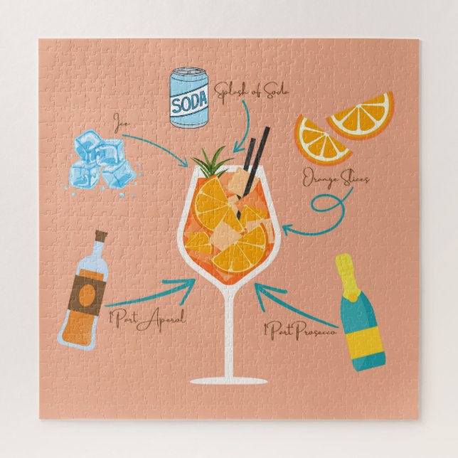 Aperol Recipe Jigsaw Puzzle (Vertical)
