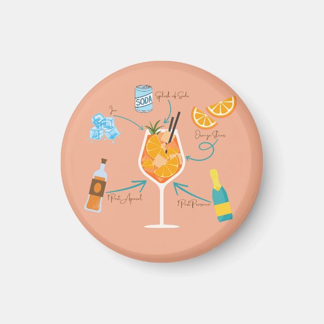 Aperol Recipe Magnet (Front)