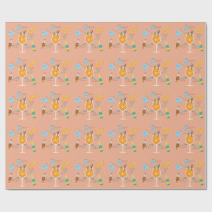 Aperol Recipe Wrapping Paper