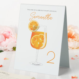 Aperol Spritz Bachelorette Party Welcome