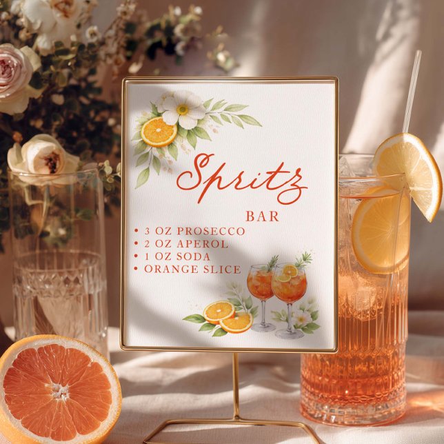 Aperol Spritz Bar Poster (Creator Uploaded)