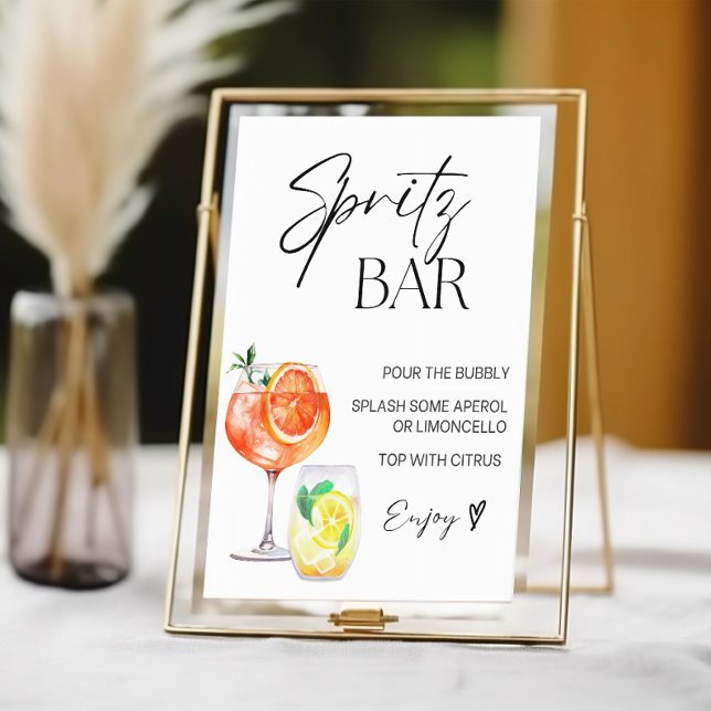 Aperol Spritz Bar Sign, Spritz Cocktail Print (Creator Uploaded)