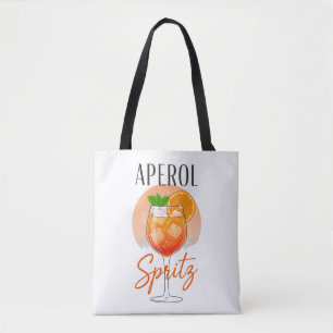 Aperol Spritz Cocktail Design Tote Bag