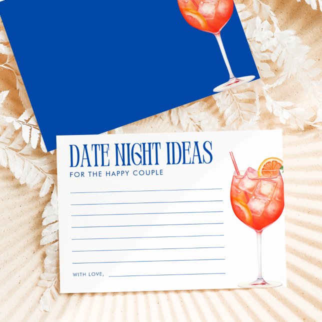 Aperol Spritz Date Night Ideas Enclosure Card (Creator Uploaded)