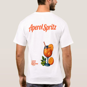 Aperol Spritz T-Shirt – Retro Italian Cocktail