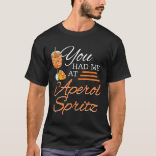 Aperol Spritz Tail Party Alcohol Drink Summer Beve T-Shirt
