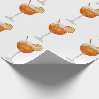 Aperol Spritz Wrapping Paper