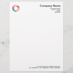 Aperture - Colours 01 Custom Letterhead