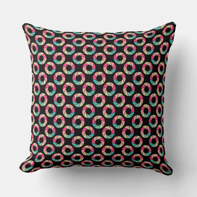 Aperture Pattern - Colours 01 Cushion (Front)