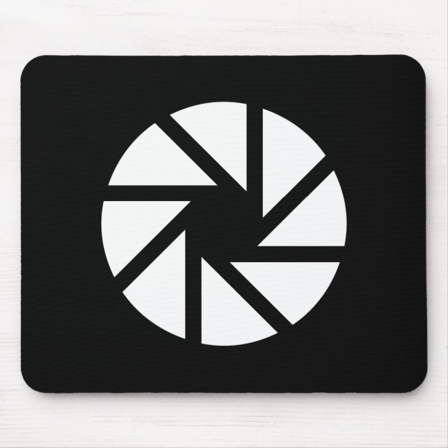Aperture Pictogram Mousepad (Front)