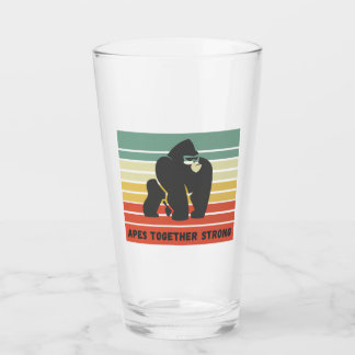 Apes Together Strong Beer Glass