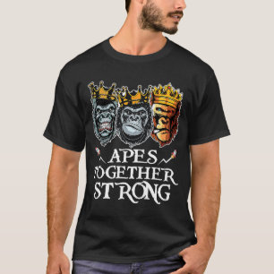 Apes Together Strong War Stock Strong Graphic Appa T-Shirt