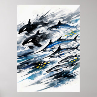 Apex Currents Ink Of The Deep Hunt Poster