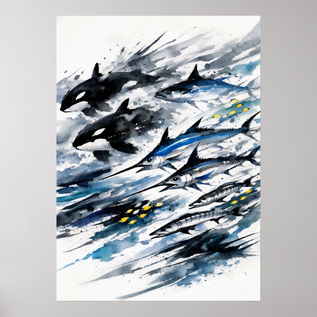 Apex Currents Ink Of The Deep Hunt Poster (Front)
