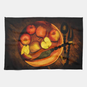 Äpfel Stillleben Tea Towel