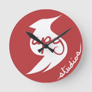 APG Studios Logo Clock
