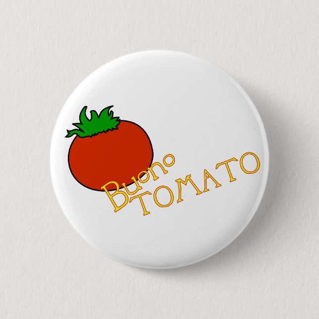 APH Buono Tomato Button Badge (Front)