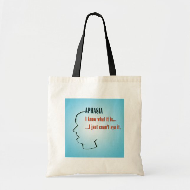 Aphasia Tote Bag (Front)
