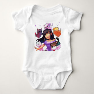 aphmau kawaii baby bodysuit