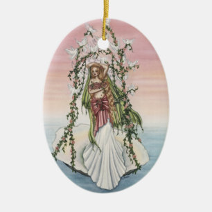 Aphrodite Ceramic Tree Decoration