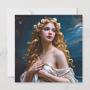 "Aphrodite: Goddess of Love and Light" Invitation