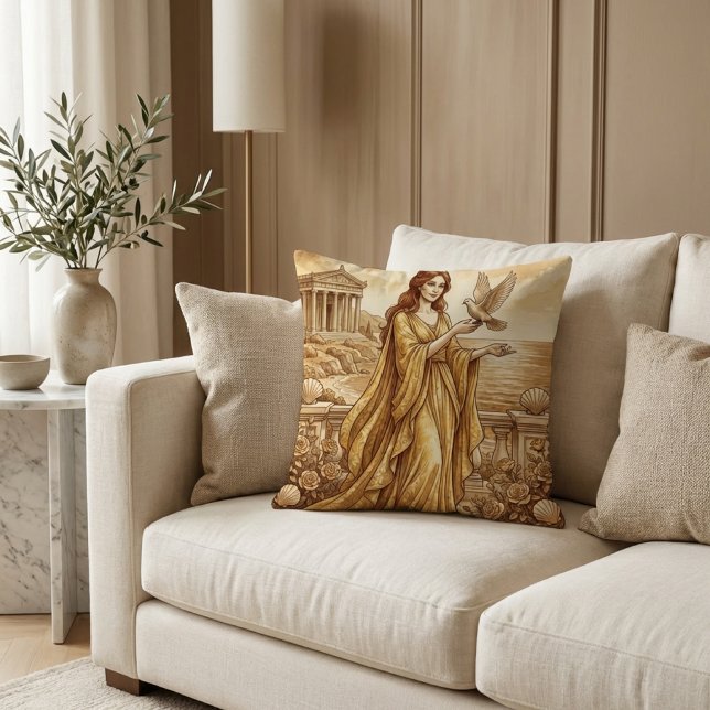 Aphrodite Greek Goddess Cushion (Creator Uploaded)