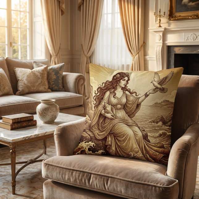 Aphrodite Greek Goddess Cushion (Creator Uploaded)