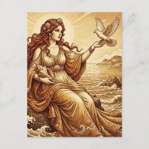 Aphrodite Greek Goddess Postcard