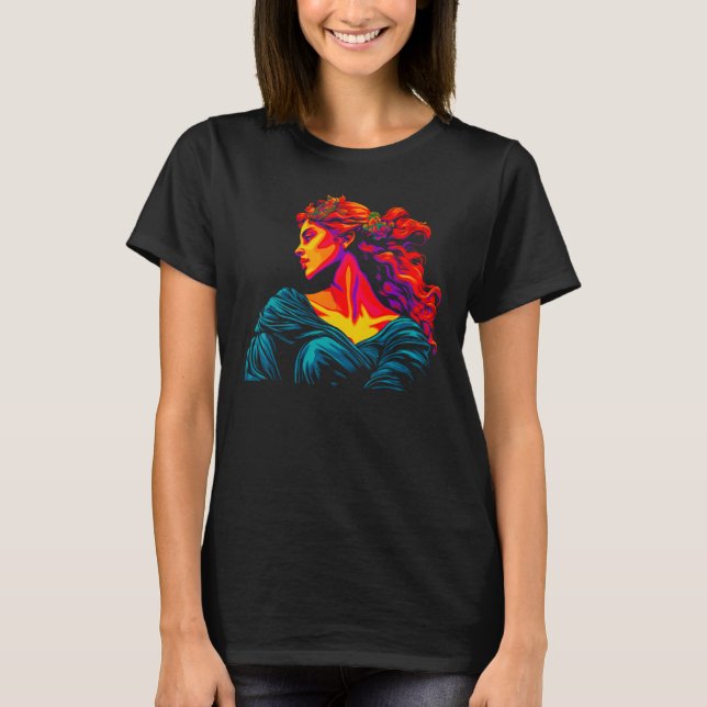 Aphrodite Greek Mythology Goddess T-Shirt (Front)