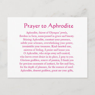 Aphrodite Postcard