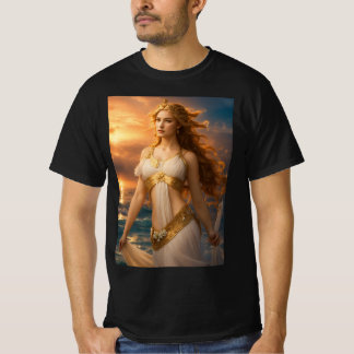 Aphrodite: The Radiant Goddess of Love and Beauty" T-Shirt