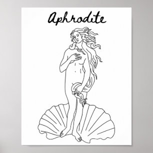 Aphrodite - Venus - Greek Goddess of Beauty Poster