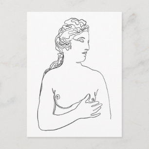 Aphrodite, Venus greek goddess of love Postcard