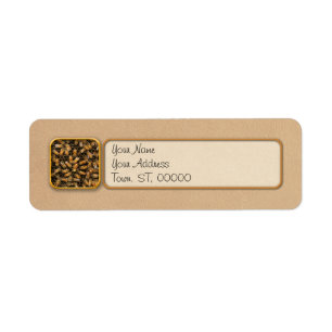 Apiary - Bee - A hail the queen Return Address Label
