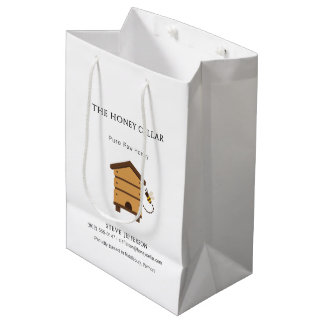 Apiary Beekeeper Honey Artisan Beehive Medium Gift Bag