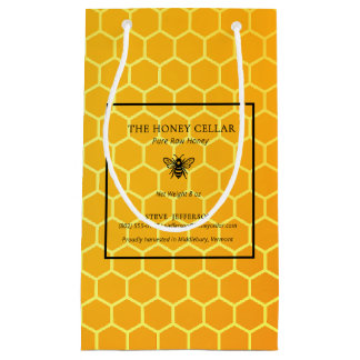 Apiary Beekeeper Honey Artisan Logo Small Gift Bag