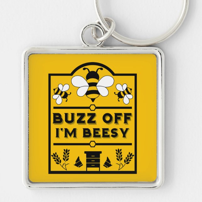 Apiary Honey Farmer Key Ring (Front)
