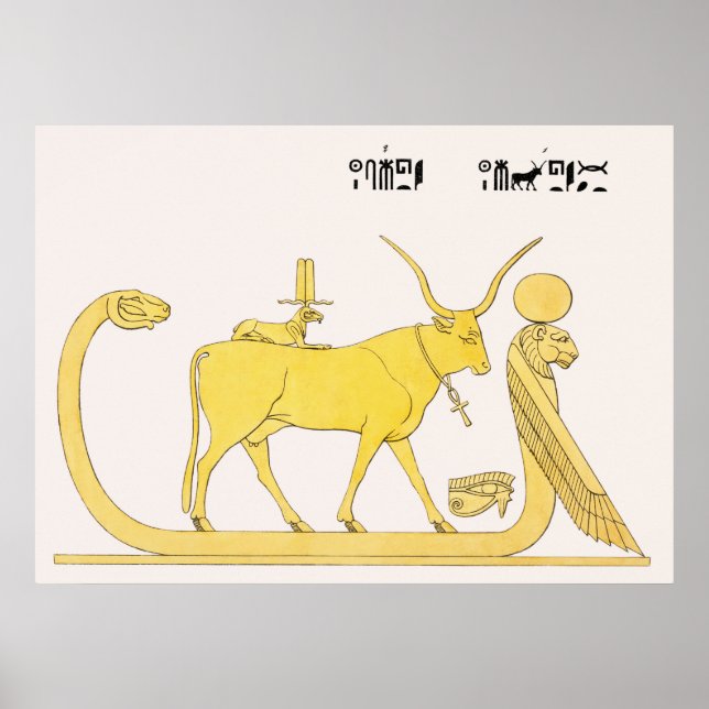 Apis illustration from Pantheon Egyptien (1823-182 Poster (Front)