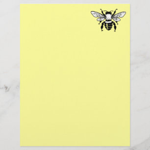 Apis Mellifera Honeybee Letterhead Paper 2