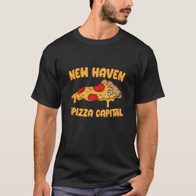 Apizza Ct  Pizza Capital Of The World New Haven Co T-Shirt (Front)