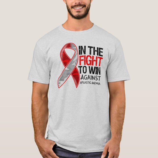 Aplastic Anaemia - Fight To Win T-Shirt (Front)