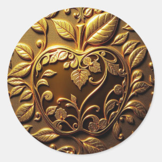 Aplle Classic Round Sticker