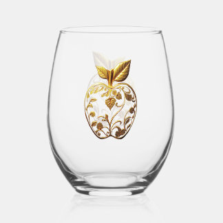 Aplle Stemless Wine Glass