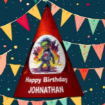 Apocalypse Birthday Zombie Boy Party Hat<br><div class="desc">Apocalypse Birthday Zombie Boy- If this product has the option to transfer the design to another item, please make sure to adjust the design to fit if needed. Contact me at partypirates@yahoo.com or use the chat option at the top of the page if you wish to have this design on...</div>