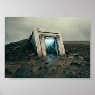 Apocalypse Bunker in Wasteland Poster