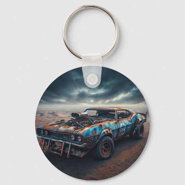 Apocalypse Classic Chevy Camaro  Key Ring (Front)
