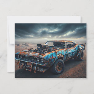 Apocalypse Classic Chevy Camaro  Postcard