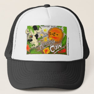 Apocalypse Cow Funny Gifts Tees Cards Etc. Trucker Hat